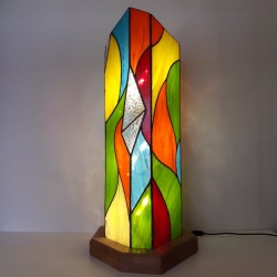 Lampe en vitrail Tiffany: la SEPT'AIME