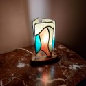 Lampe en vitrail Tiffany: "MELODIE"