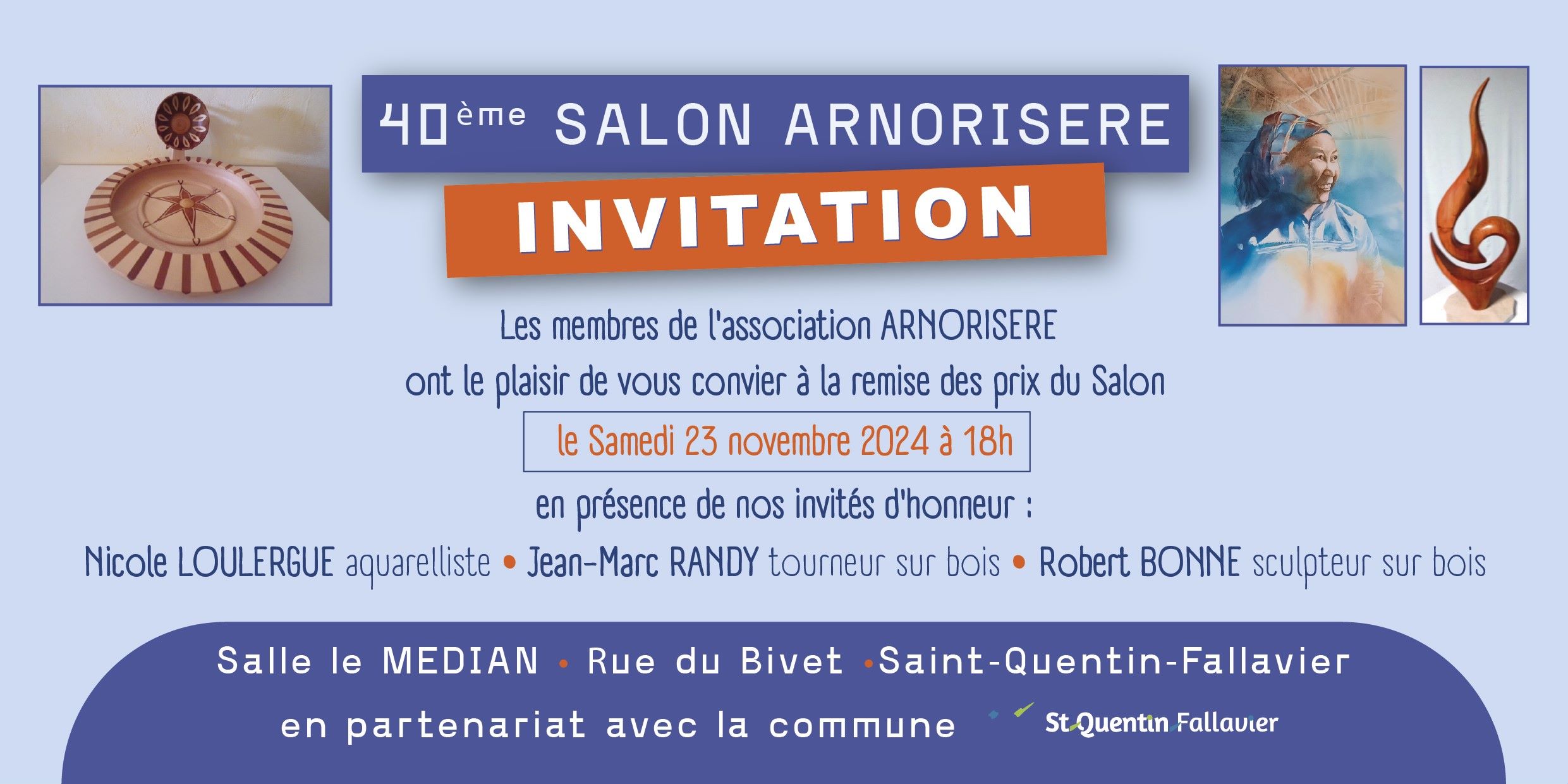 invitation St Quentin 2024