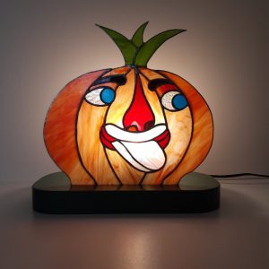 Lampe en vitrail Tiffany : halloween