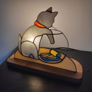 Lampe en vitrail Tiffany : Tentation