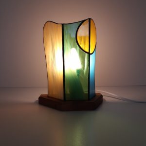 Lampe en vitrail Tiffany : Crépuscule