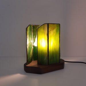 Lampe en vitrail Tiffany : Recto-verso