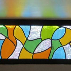 Verrière d'intérieur : vitrail traditionnel au plomb (sur commande).