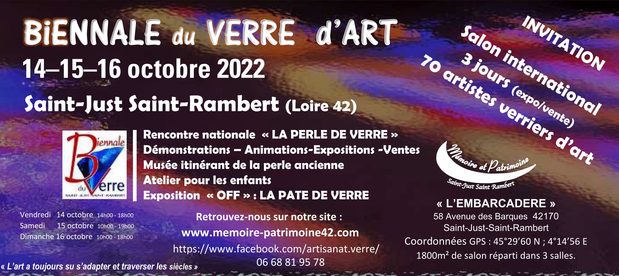 Biennale du verre d'art 2022