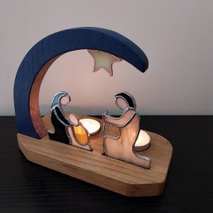 Photophore vitrail Tiffany: En toute simplicité