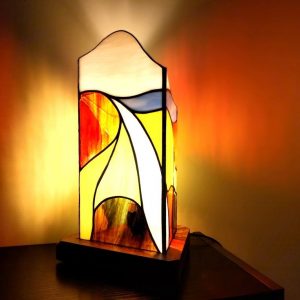 Lampe Tiffany: le mont blanc