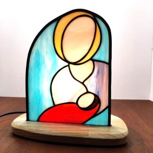 Lampe vitrail Tiffany Tendresse