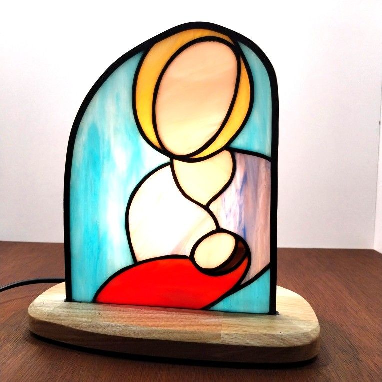 Lampe vitrail Tiffany Tendresse