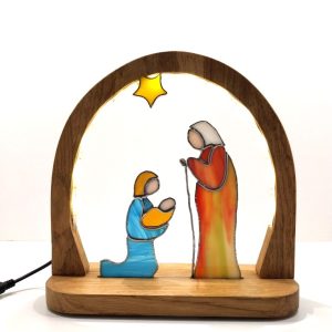 Lampe Tiffany, crèche: Etoile de la Nativité